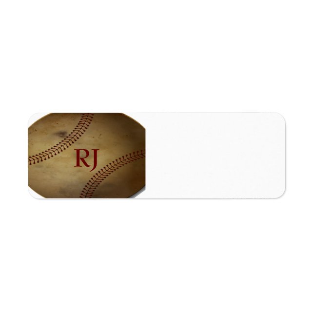 Étiquette Baseball (Devant)