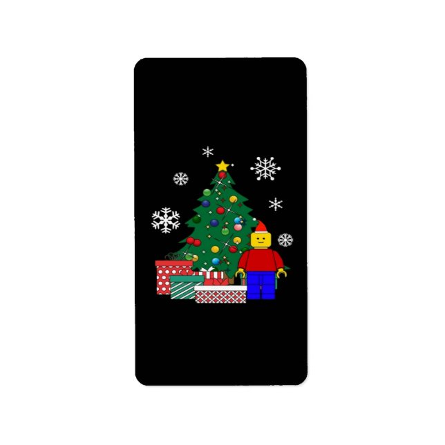 Étiquette Baseball d'arbre de Noël (Devant)