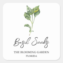 Étiquette Basil Seeds