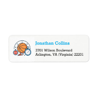 Étiquette Basketball Personnalisé | Sport