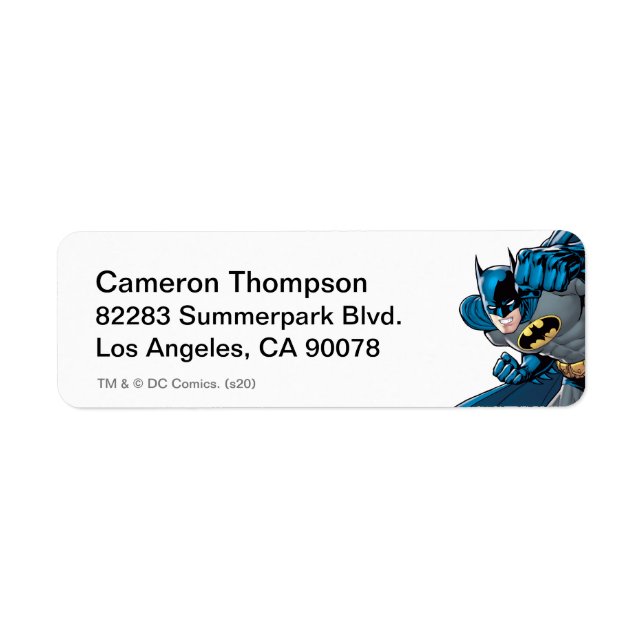 Étiquette Batman Punch (Devant)