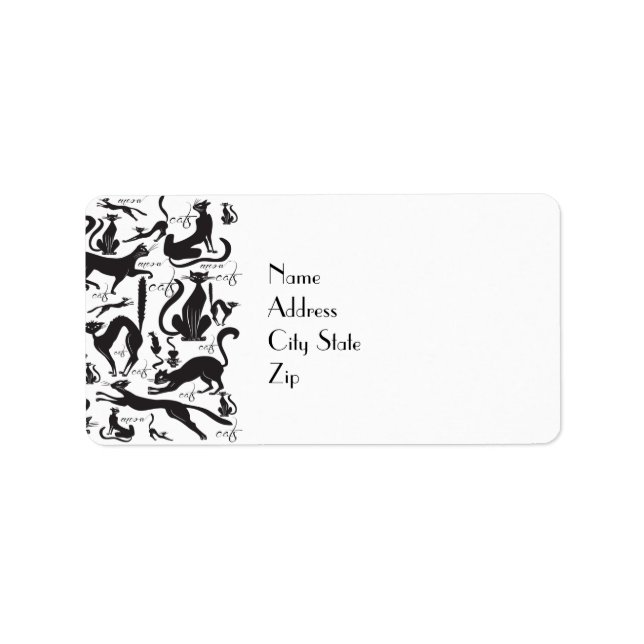 Étiquette Beaucoup de chats (Devant)