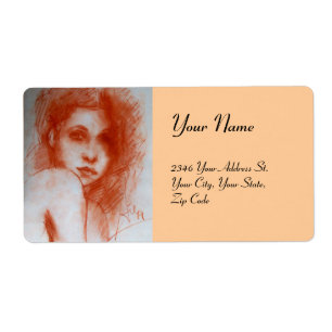 Étiquette BEAUTÉ ROMANTIQUE / Portrait de femme en Sepia Bro