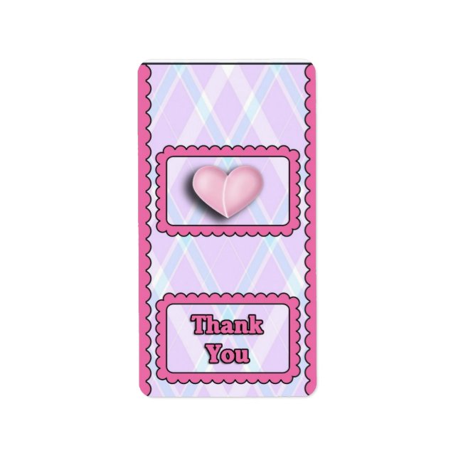 Étiquette Bébé rose Fille Hersheys Miniature Barre de bonbon (Devant)