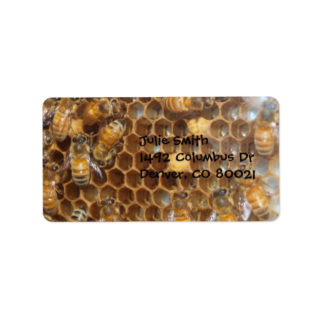 Étiquette Bee Hive (Devant)