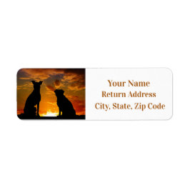 Étiquette Best Buddies Friendship Dogs Personnaliser l'adres