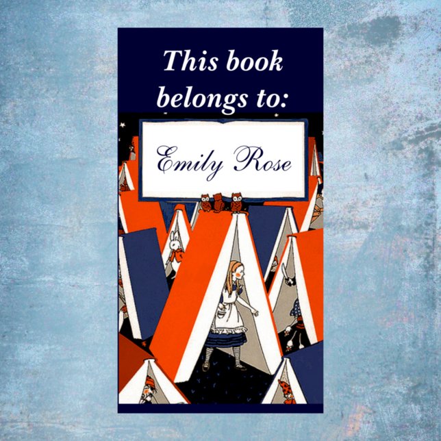 Étiquette Bibliothèque d'illustrations vintage (Créateur téléchargé)