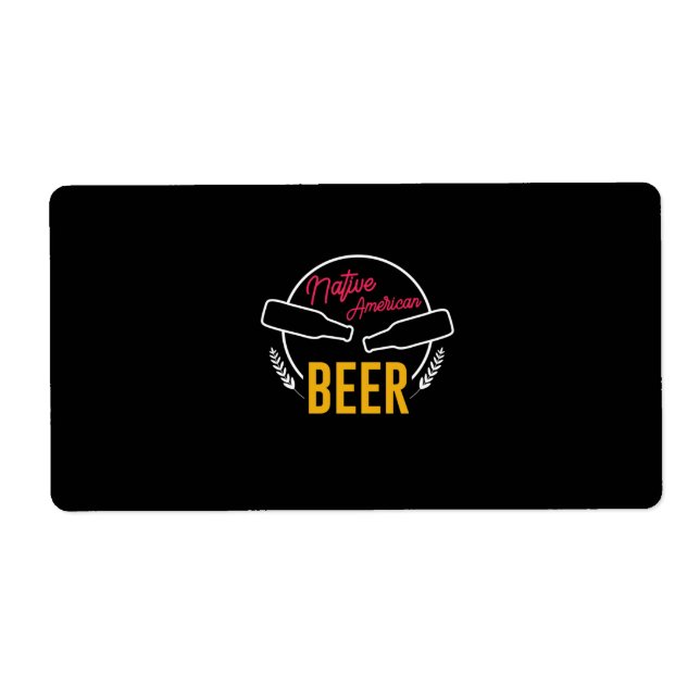 Étiquette Bière amérindienne (Devant)