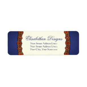 Étiquette Bijou élisabéthain d'or de damassé de Tudor
