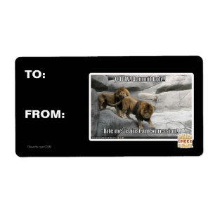 Étiquette Bite me n'est qu'une expression !