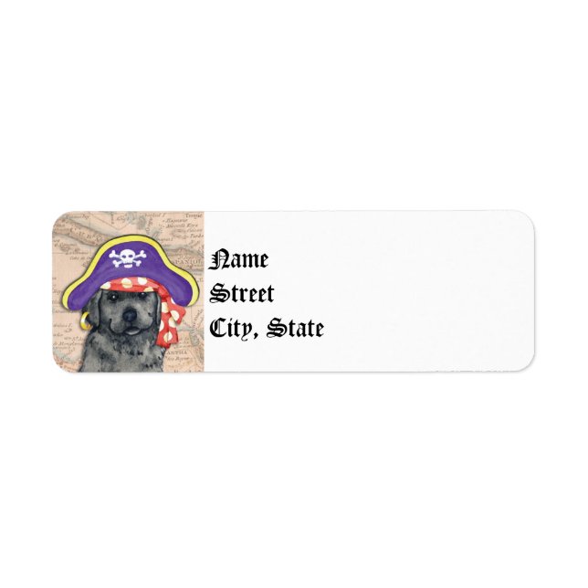 Étiquette Black Lab Pirate (Devant)