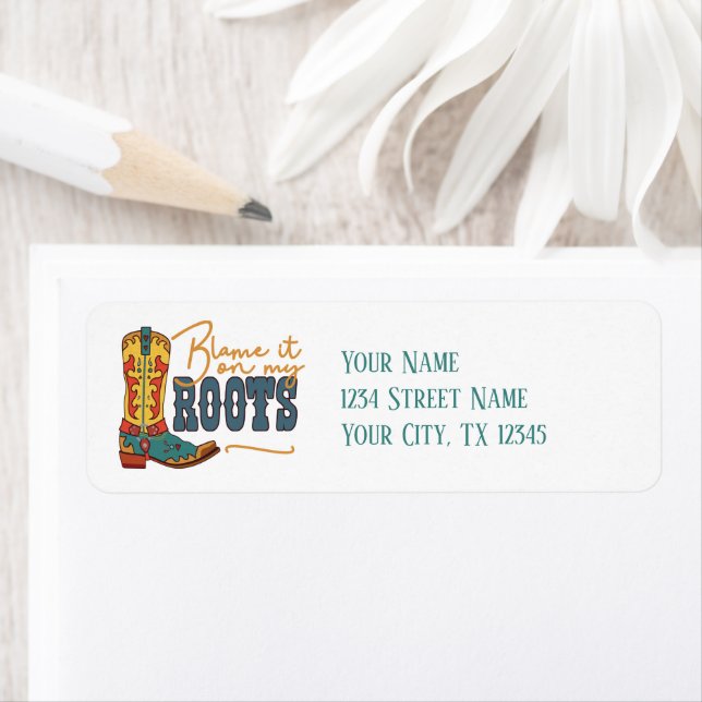 Étiquette Blâmer Sur Mes Racines (En situation)