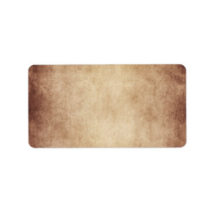 Étiquette Blanc de modèle âgé par cru de papier parchemin