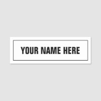 Étiquette blanche faite sur commande de dos de