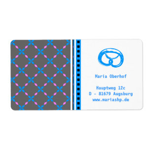 Étiquette Blau rosa Bayrisch