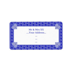 Étiquette Bleu de dentelle en céramique de Grèce