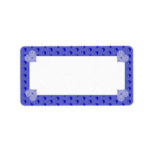 Étiquette Bleu de dentelle en céramique de Grèce