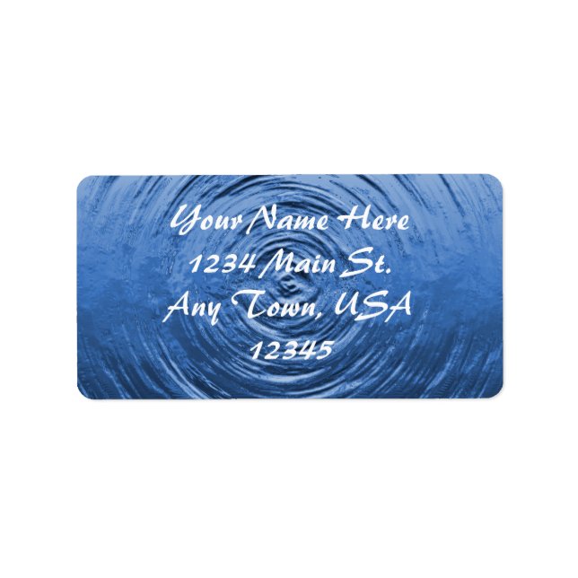 Étiquette Bleu onduleur (Devant)