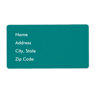 Étiquette Bleu profond