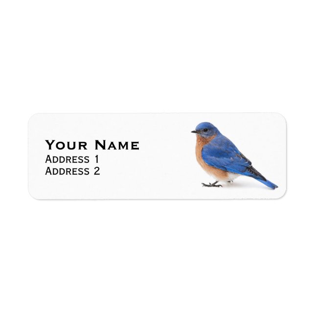 Étiquette Bluebird (Devant)