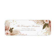 Blush Pink Dahlia Gold Stardust Botanical