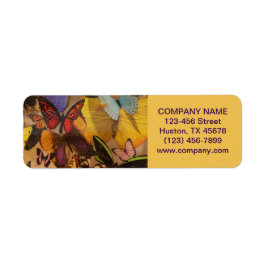 Étiquette Bohème Yoga Zen Holistic Healing papillon