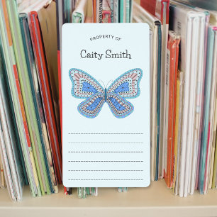 Étiquette Boho Butterfly, propriété de