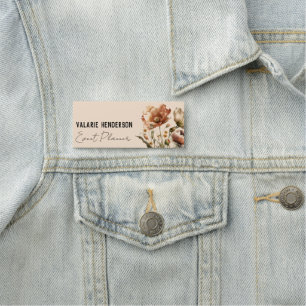 Étiquette Boho Fleur sauvage Nom féminin