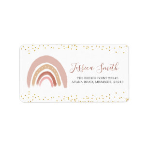 Étiquette Boho Rainbow n'est-elle pas Onederful Anniversaire