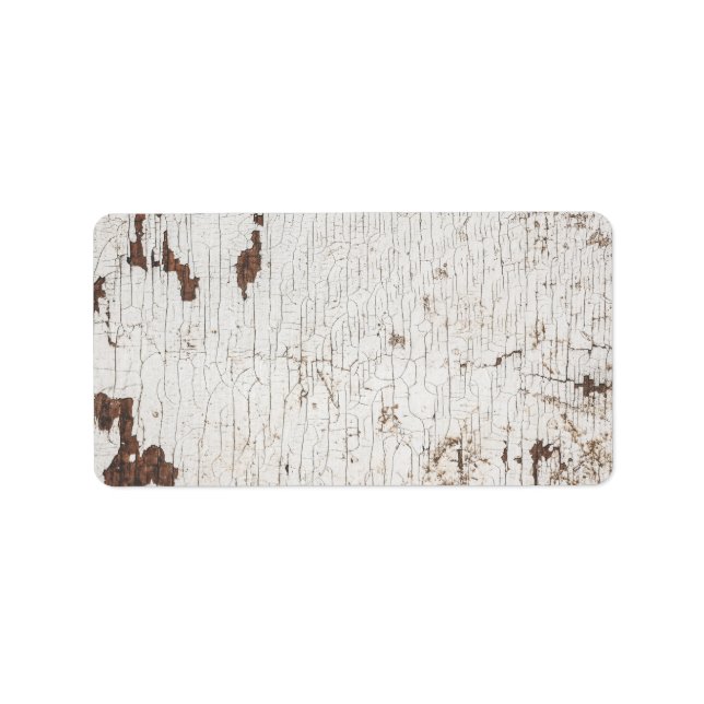 Étiquette Bois blanc de Vintage (Devant)