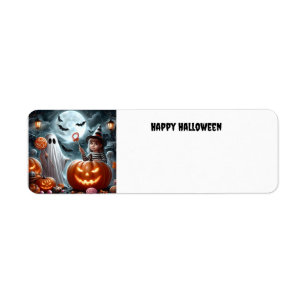Étiquette Bon enfant d'Halloween