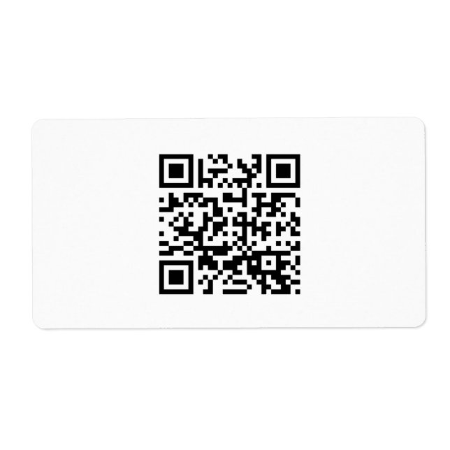 Étiquette Bonne année ! -- Code QR (Devant)