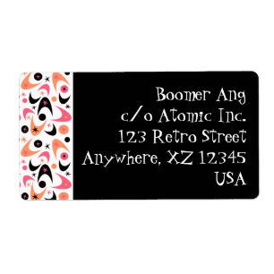 Étiquette Boomerangs rétro