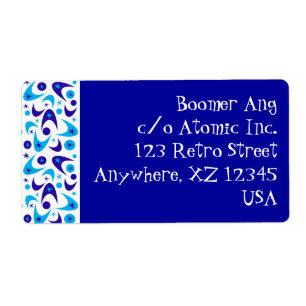 Étiquette Boomerangs rétro