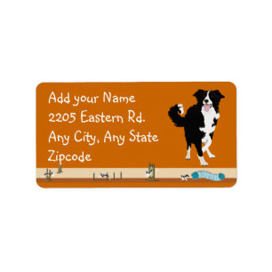 Étiquette Border collie - agilité