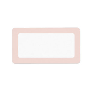 Étiquette Bordure rose vierge