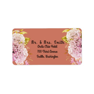 Étiquette Bouquet de fleurs