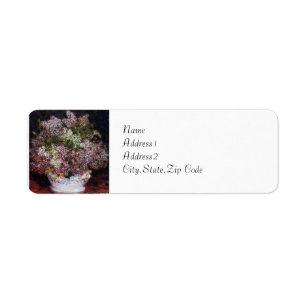 Étiquette Bouquet de fleurs de Renoir