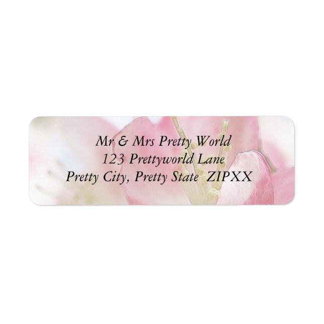 Étiquette Bright Spring Apple Blossings (Devant)