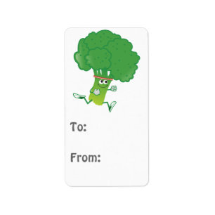 Étiquette Brocoli tournant
