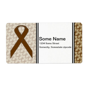 Étiquette Brown Standard Ribbon by Kenneth Yoncich