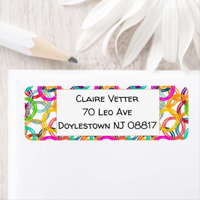 Étiquette Bulles, bulles partout (En situation)