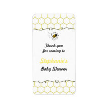 Bumble Bee Hive Baby shower Favoriser les Étiquett