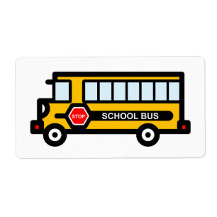 Étiquette Bus scolaire