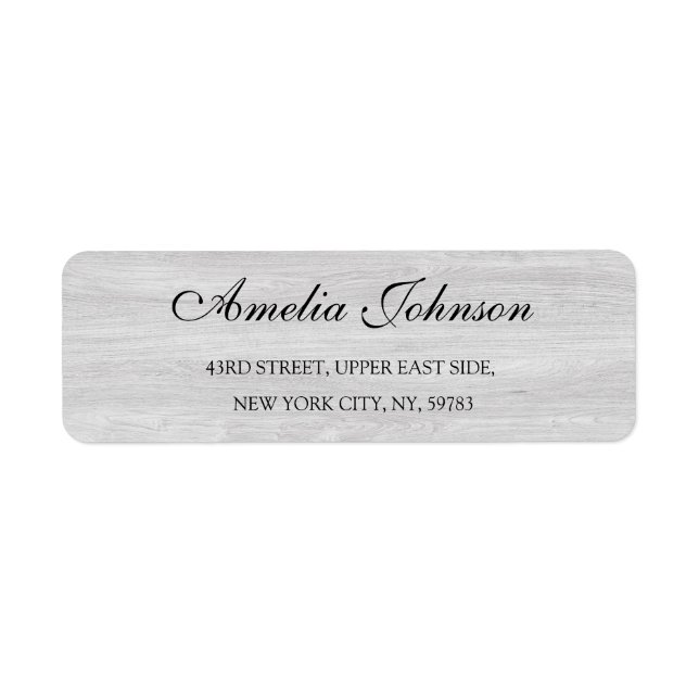 Étiquette Business Logo Custom Return Address Label (Devant)