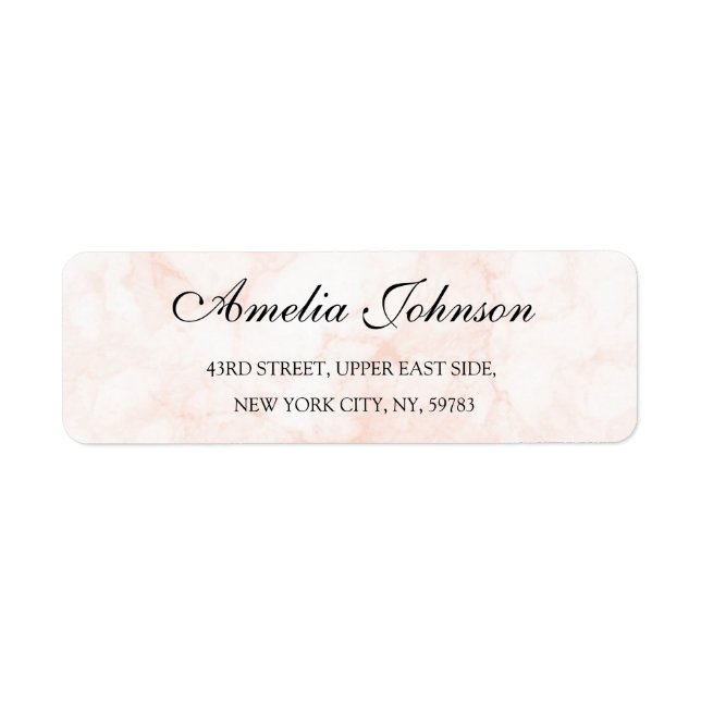 Étiquette Business Logo Custom Return Address Label (Devant)