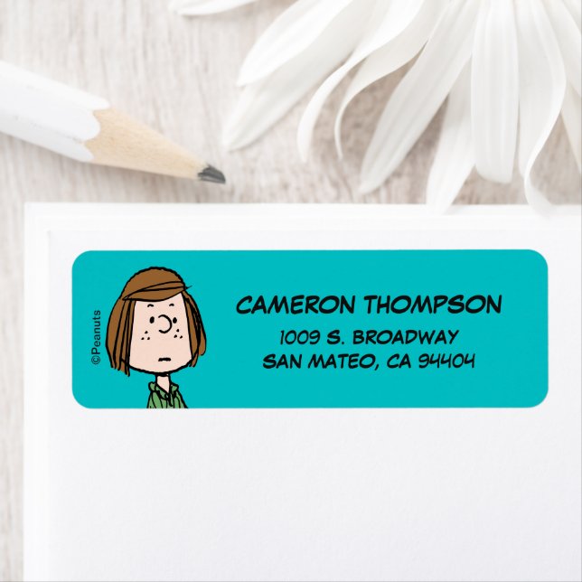 Étiquette cacahuètes | Peppermenthe Patty assis (En situation)