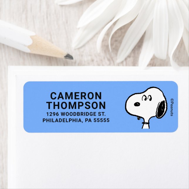 Étiquette cacahuètes | Snoopy Looks (En situation)