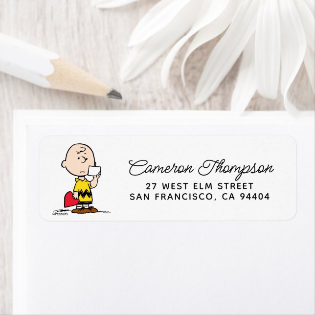 Étiquette cacahuètes | Valentine's Day Charlie Brown Valenti (En situation)