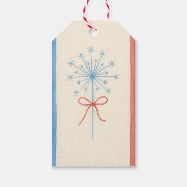 Étiquette cadeau à pétard  (Devant)